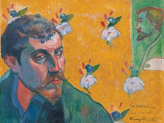 Self portrait with portrait of Bernard, 'Les Misérables'