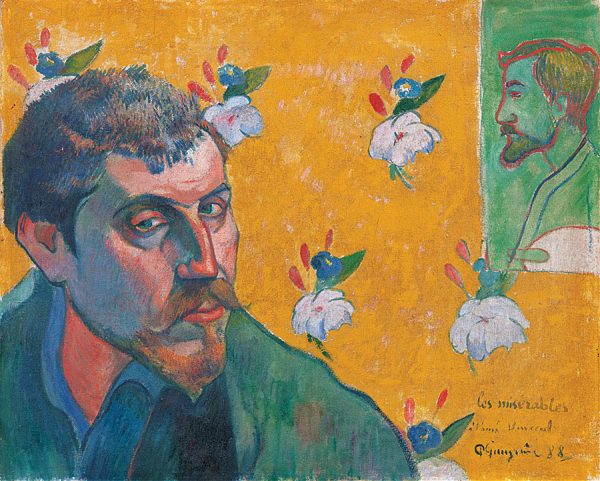 Self portrait with portrait of Bernard, 'Les Misérables'