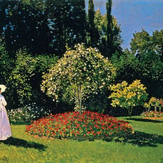 Jeanne Marguerite Lecadre in the Garden